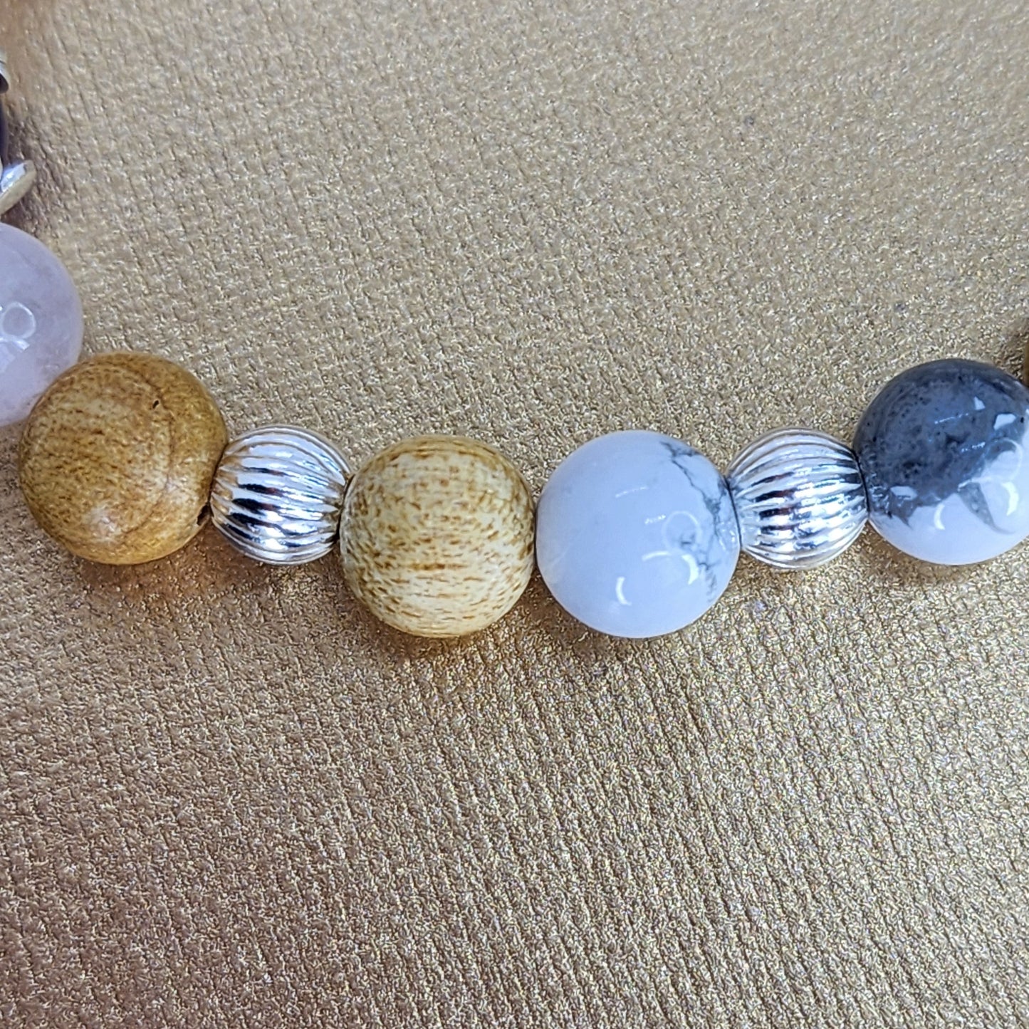 Bracelet An-Cestral – Pierres Naturelles, Palo Santo & Argent 925 Fée de Laurier