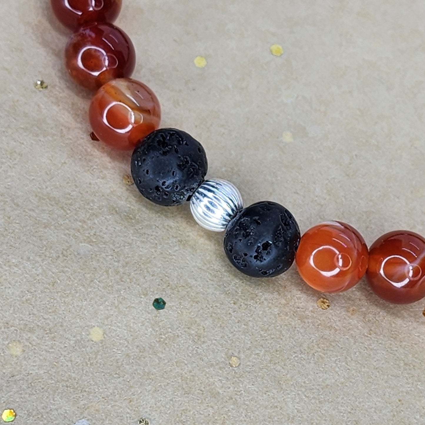 bracelet énergétique solide véritable pierre avec argent 925