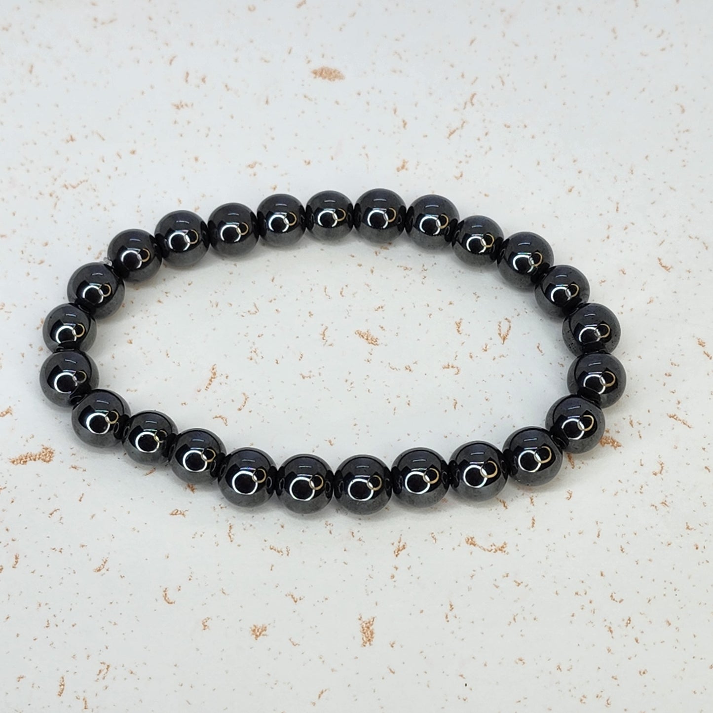 Bracelet Equilibre du Yang - Hématite Fée de Laurier