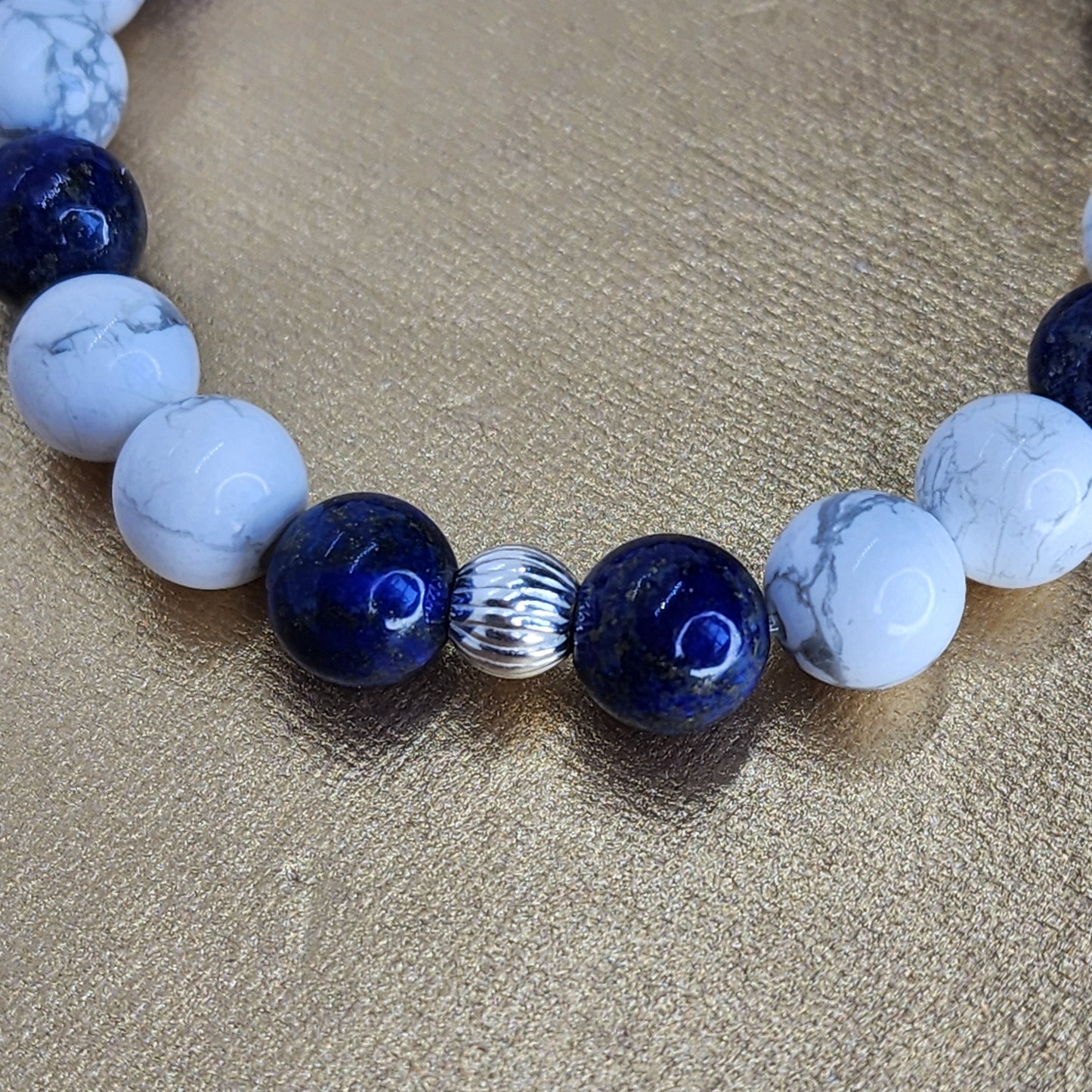 bracelet en lithothérapie argent 925 et pierres naturelles
