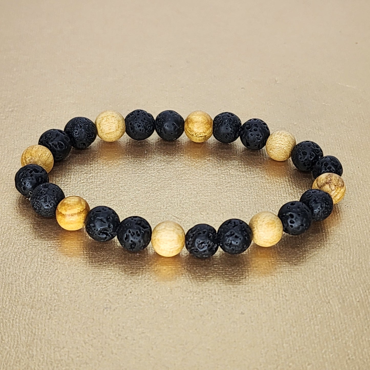 Bracelet Terre Pure - Pierre de Lave & Palo Santo Fée de Laurier