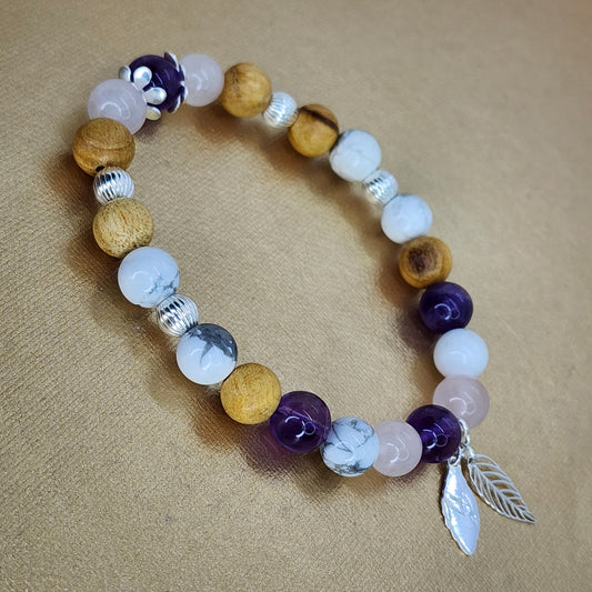 Bracelet An-Cestral – Pierres Naturelles, Palo Santo & Argent 925