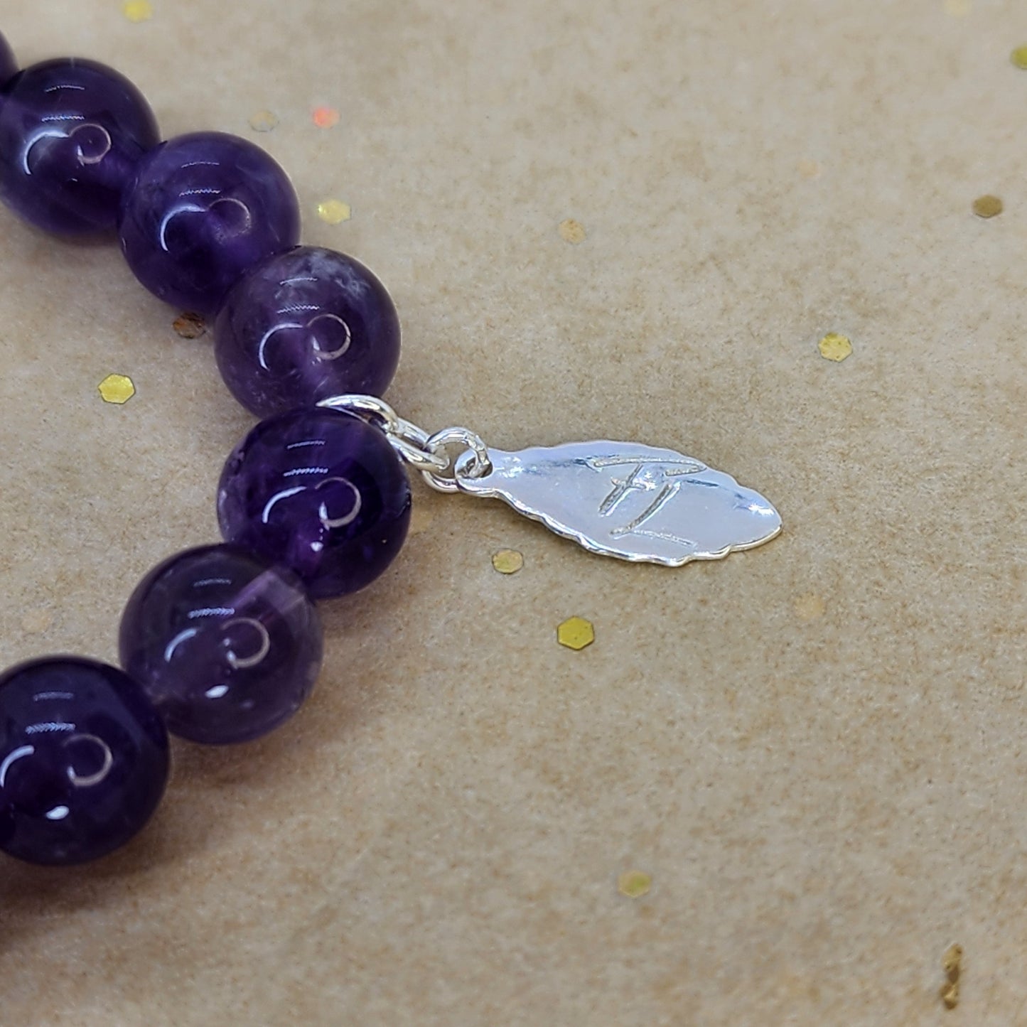 Bracelet Connexion Sacrée - Améthyste - Howlite & Argent Fée de Laurier