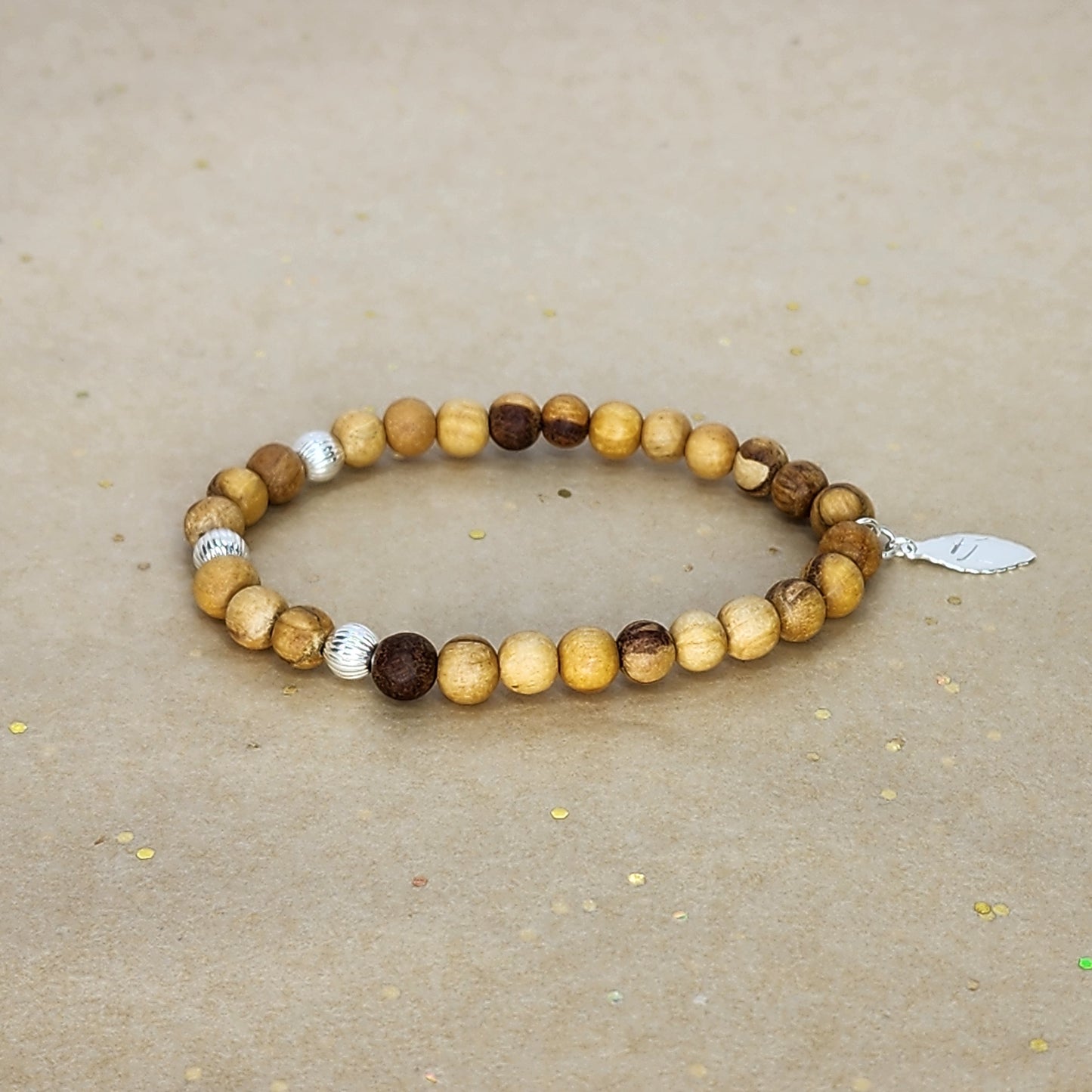 Bracelet La Sagesse de Lili - Palo Santo & Argent 925 Fée de Laurier