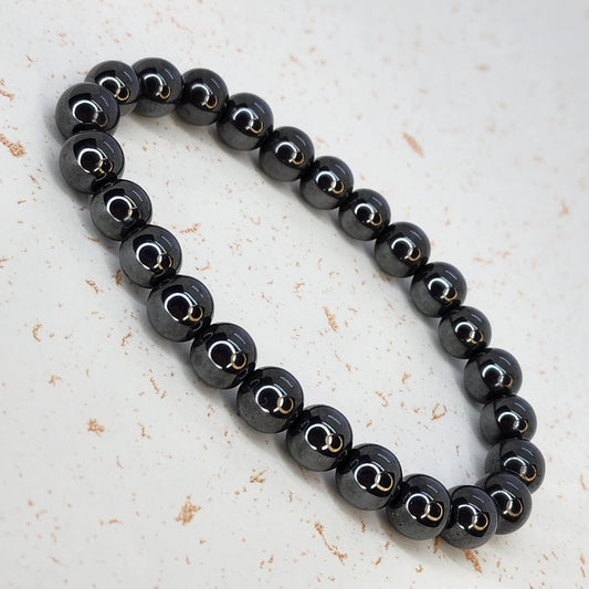 Bracelet Equilibre du Yang - Hématite Fée de Laurier