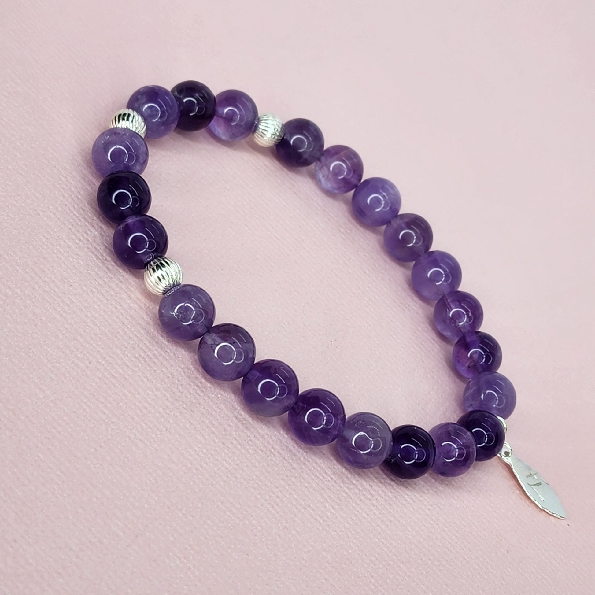 Bracelet Eclats Mystiques - Améthyste -Argent 925 Fée de Laurier