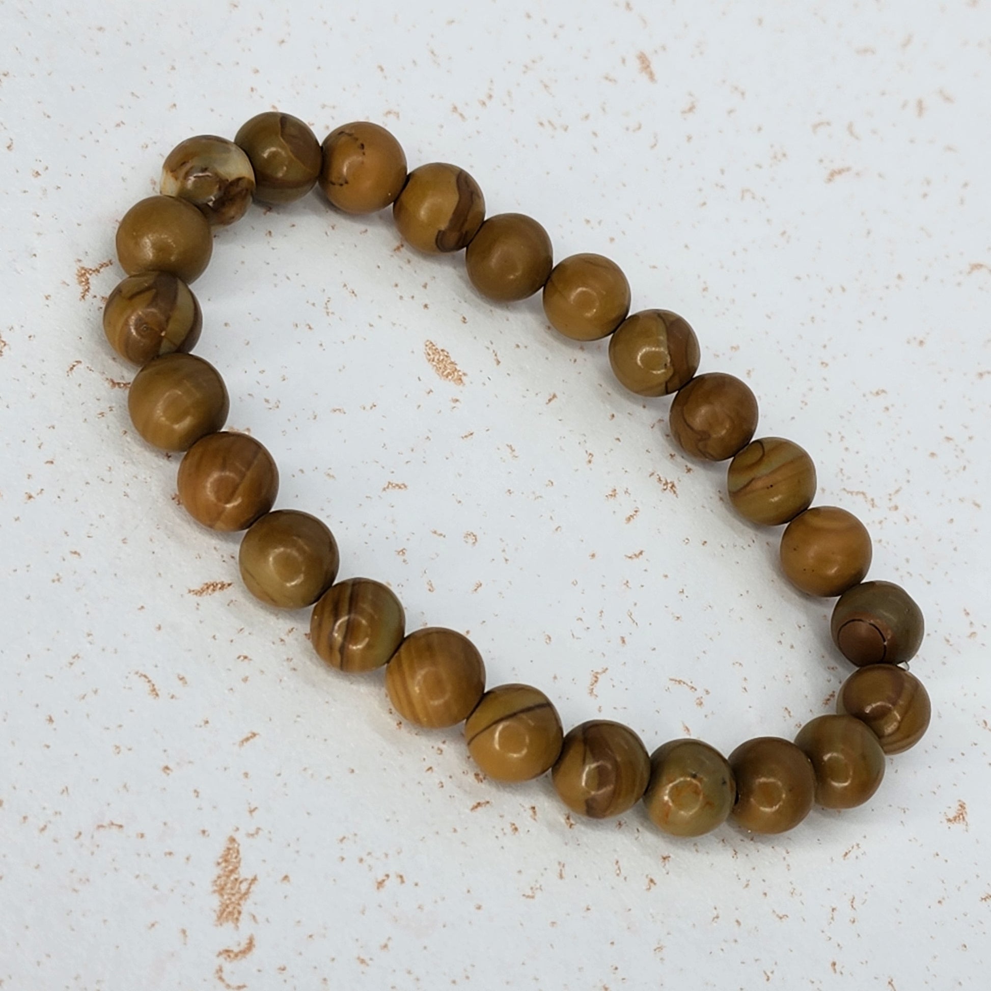 Bracelet Energie de Gaia - Fossile de Bois Fée de Laurier