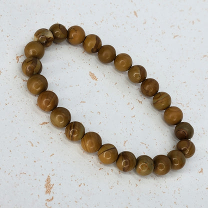 Bracelet Energie de Gaia - Fossile de Bois Fée de Laurier