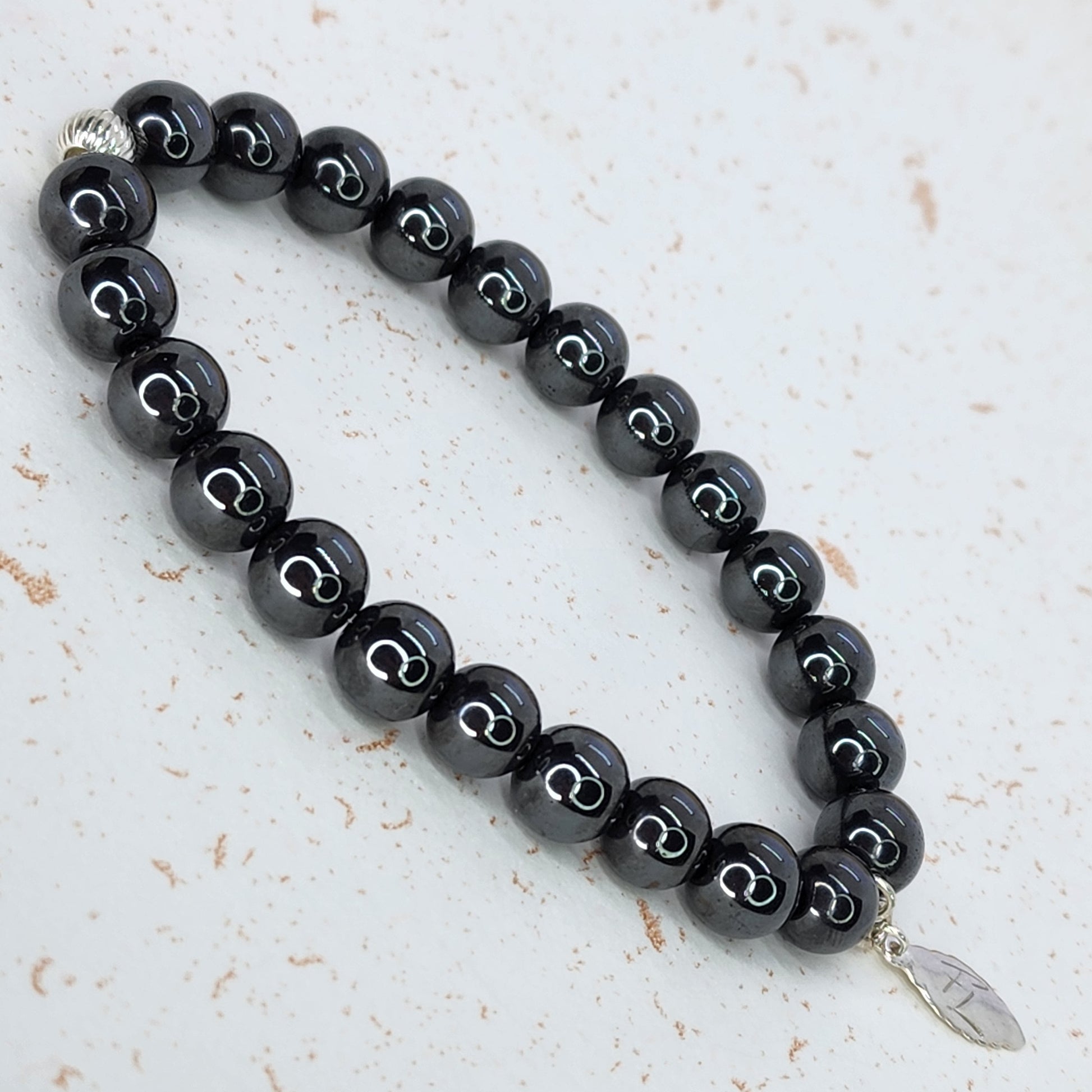 Bracelet Equilibre de Fer - Hématite - Argent 925 Fée de Laurier