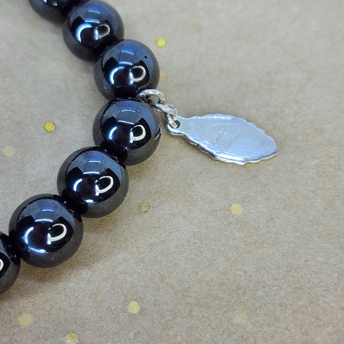 Bracelet Force Magnétique - Hématite - Lave - Argent Fée de Laurier