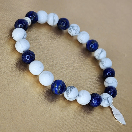bracelet-lithothérapie-argent-lapis-lazuli-howlite