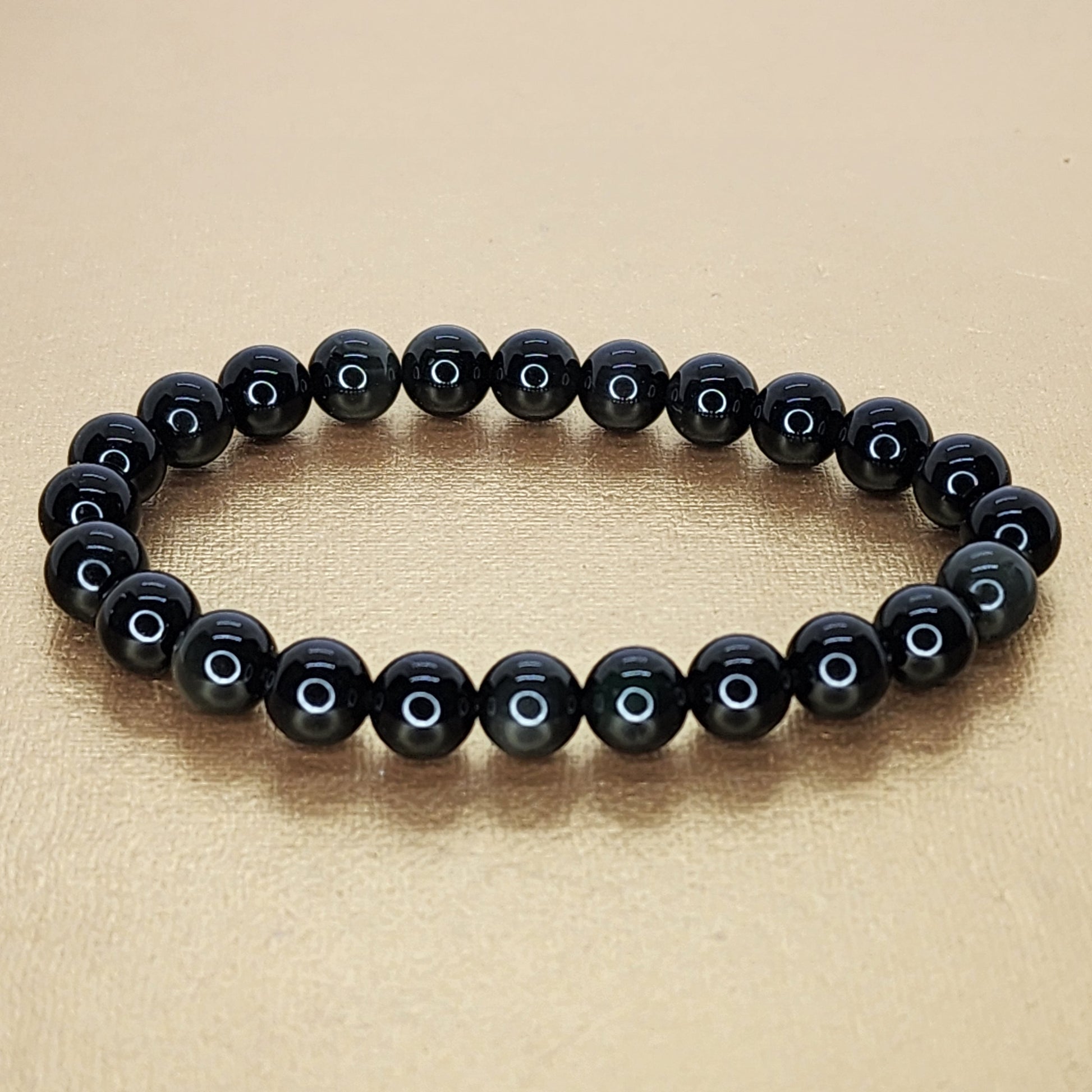 Bracelet Force Dorée - Obsidienne Dorée Fée de Laurier