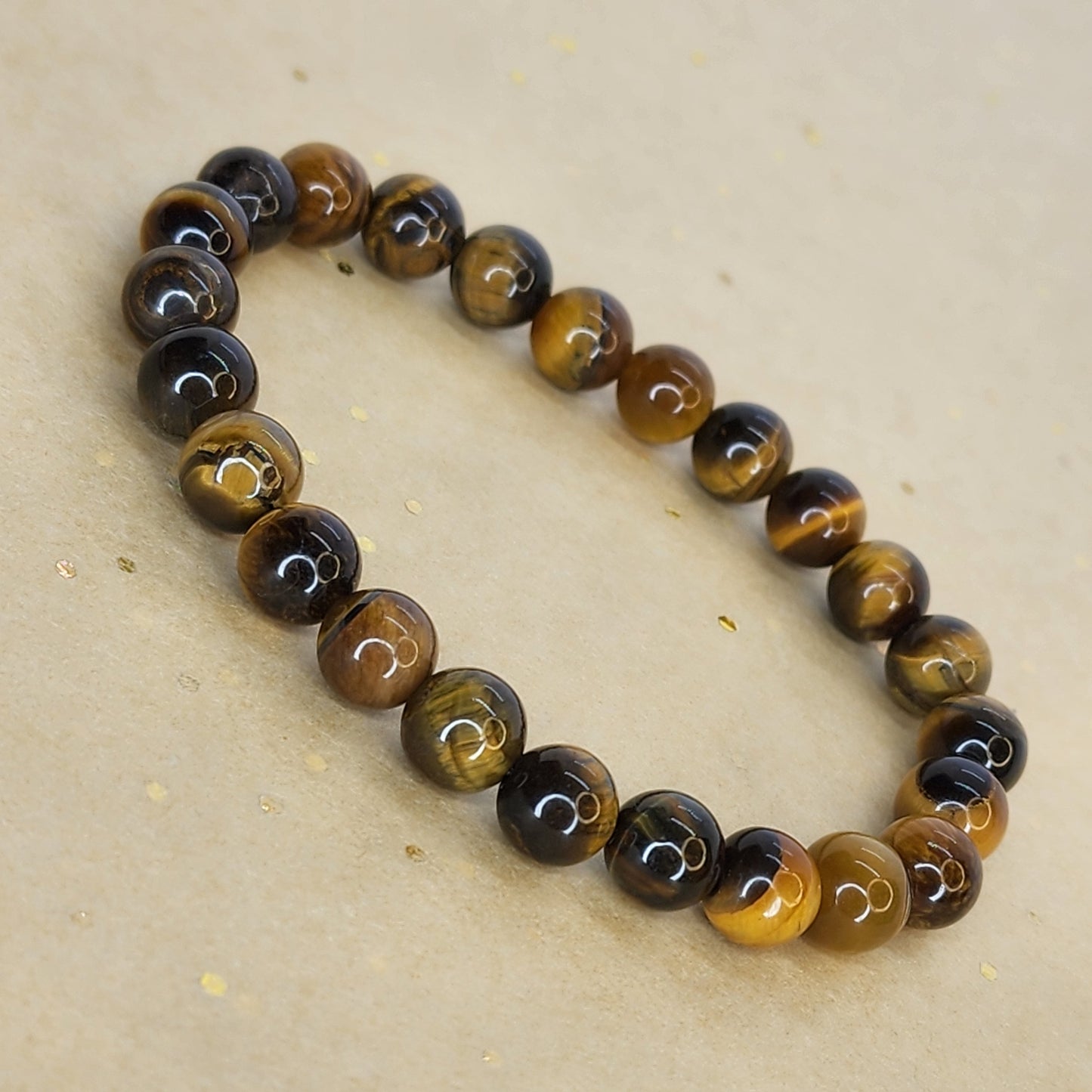 Bracelet Puissance Ancestrale - Œil de Tigre Fée de Laurier