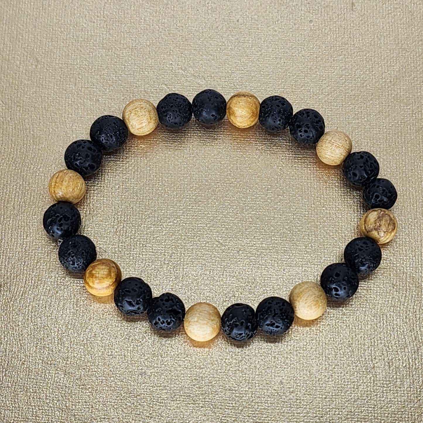 Bracelet Terre Pure - Pierre de Lave & Palo Santo Fée de Laurier