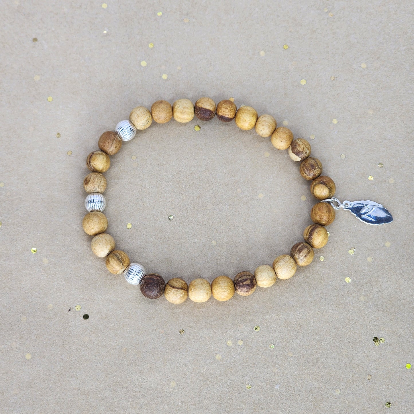 Bracelet La Sagesse de Lili - Palo Santo & Argent 925 Fée de Laurier