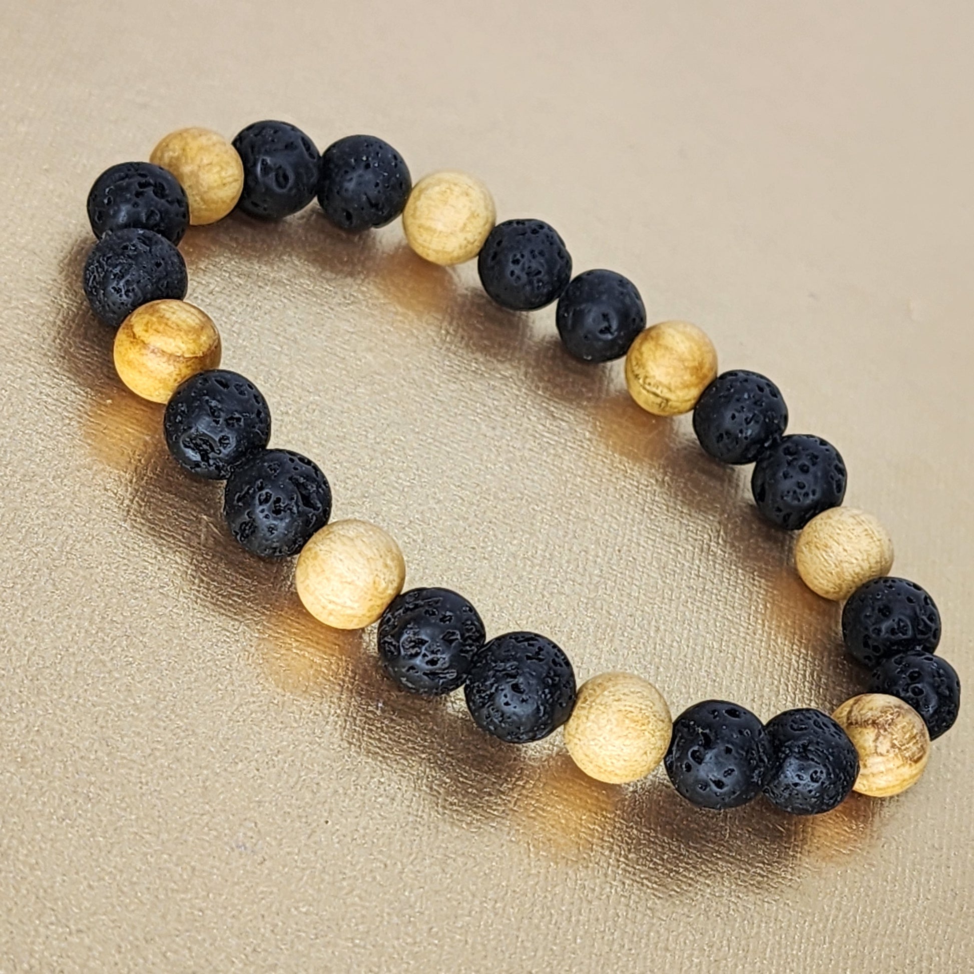 Bracelet Terre Pure - Pierre de Lave & Palo Santo Fée de Laurier