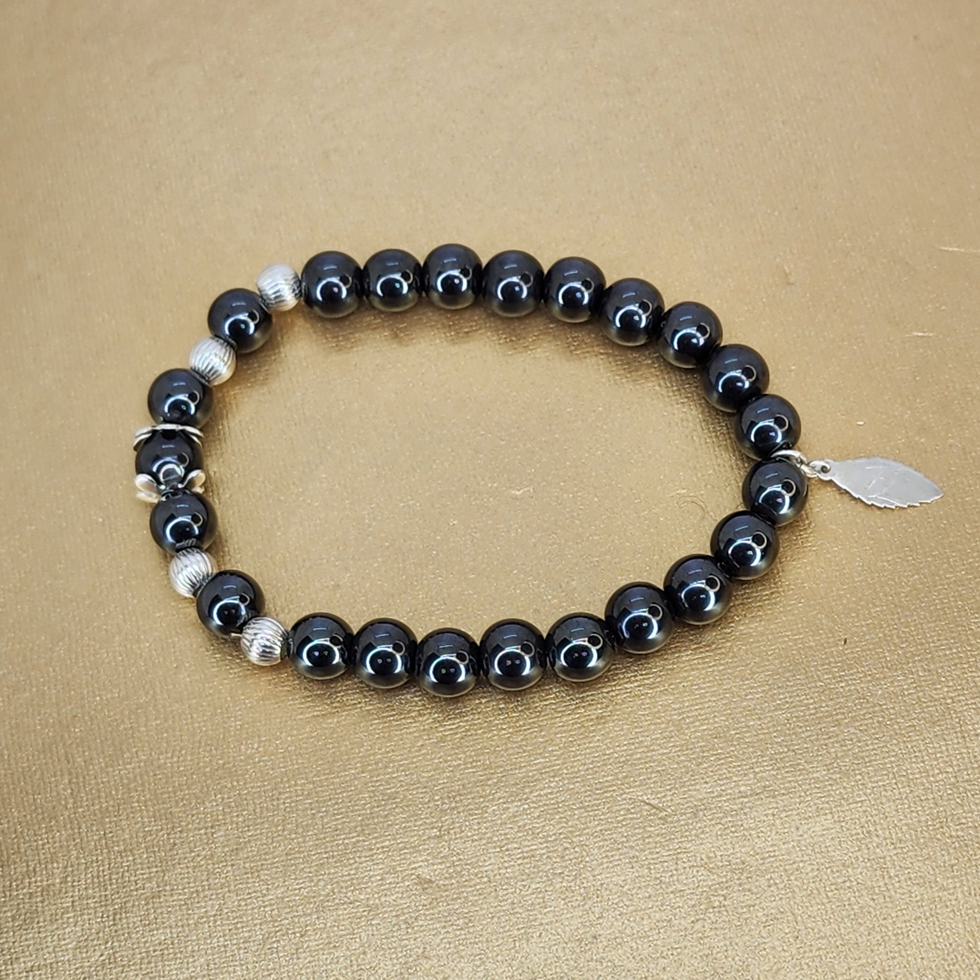 Bracelet Equilibre Profond - Hématite - Argent 925 Fée de Laurier