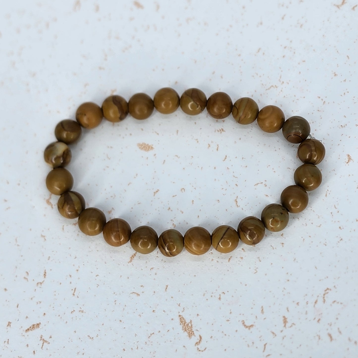 Bracelet Energie de Gaia - Fossile de Bois Fée de Laurier