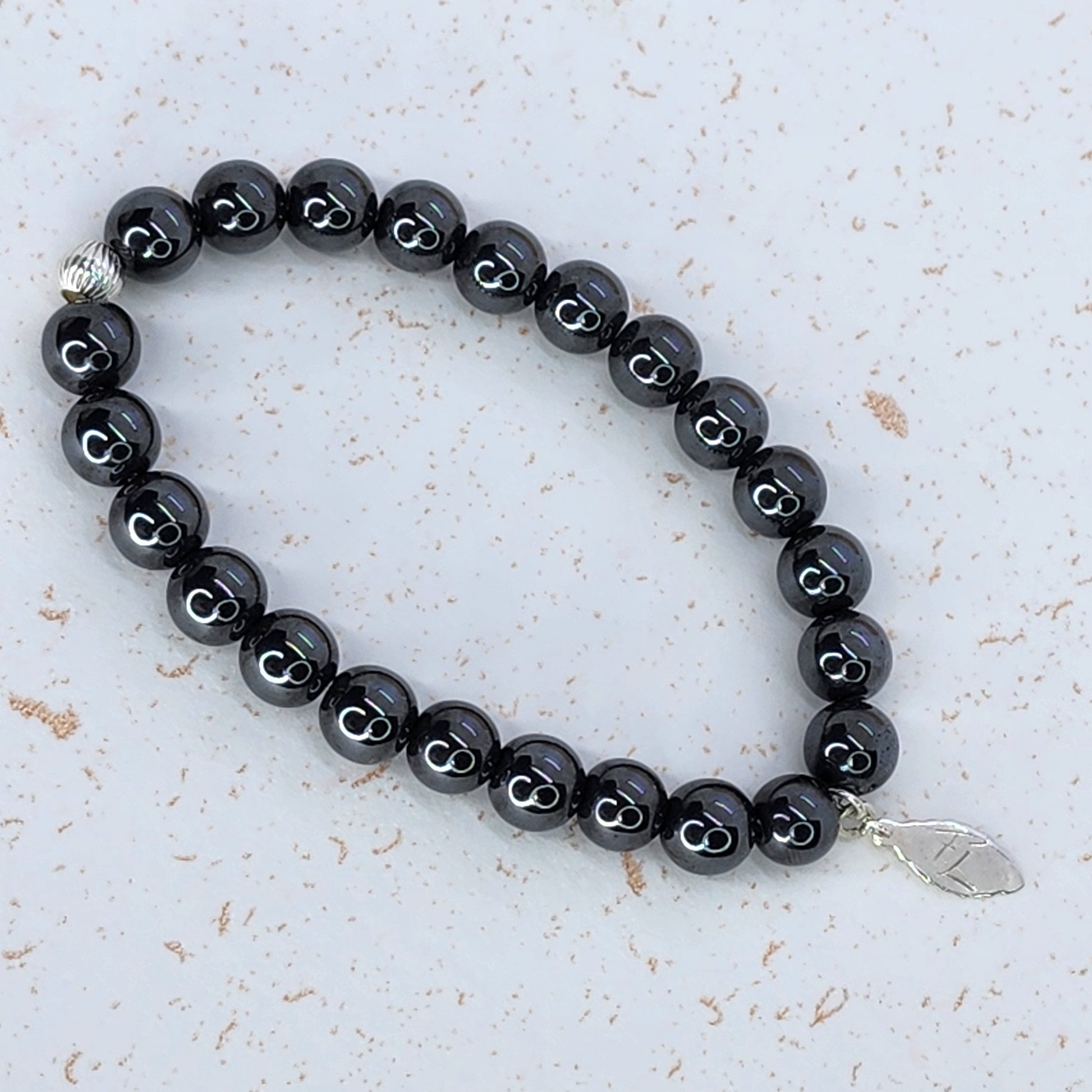 Bracelet Equilibre de Fer - Hématite - Argent 925 Fée de Laurier