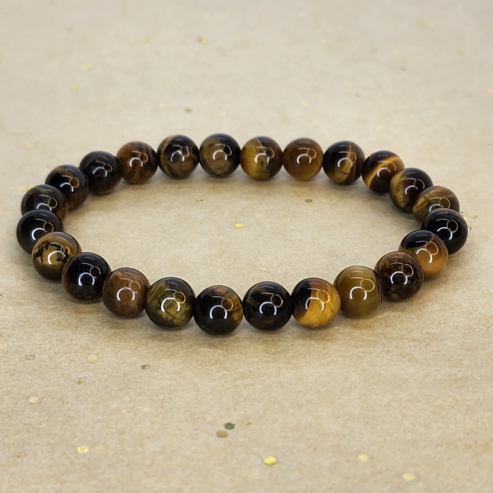 Bracelet Puissance Ancestrale - Œil de Tigre Fée de Laurier