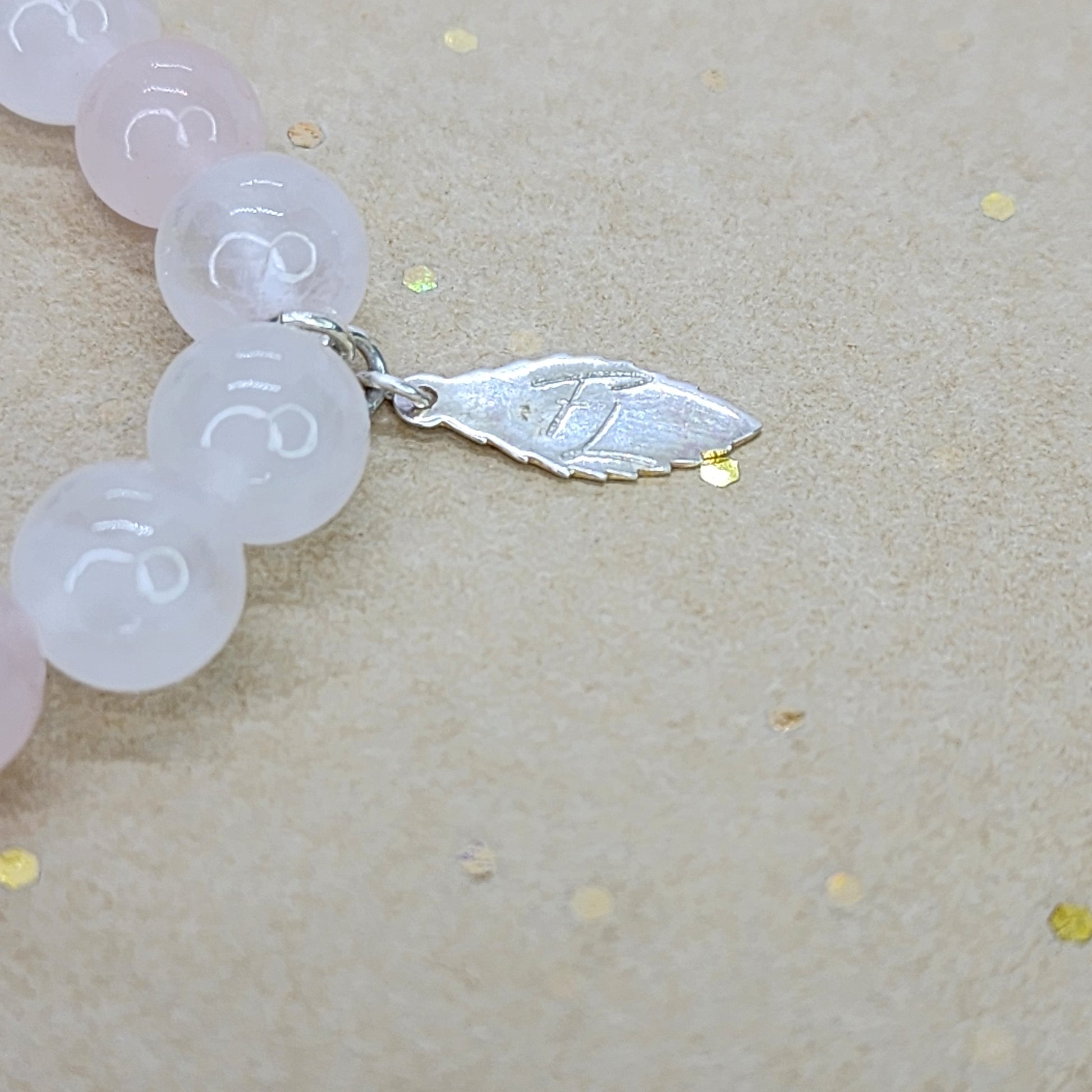 Bracelet Cœur de Lave – Quartz Rose - Lave - & Argent 925 Fée de Laurier