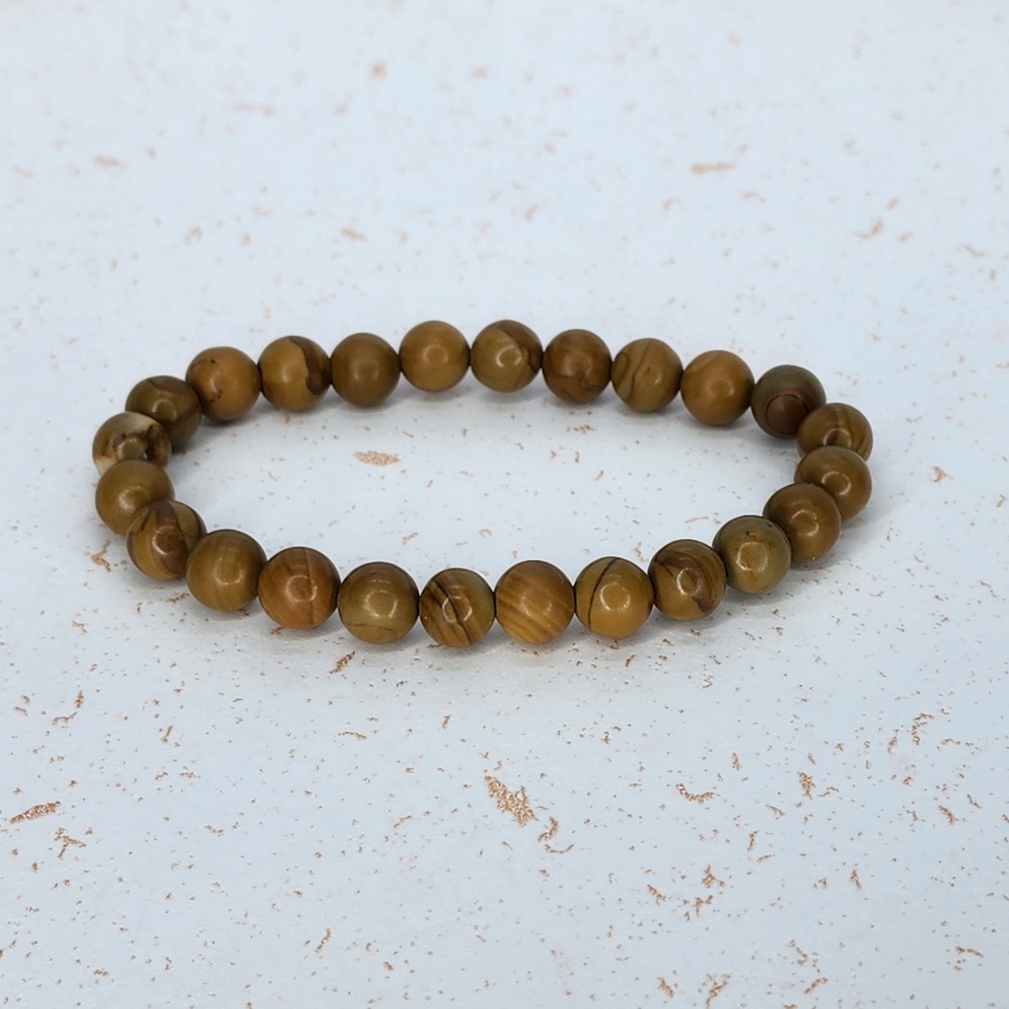 Bracelet Energie de Gaia - Fossile de Bois Fée de Laurier