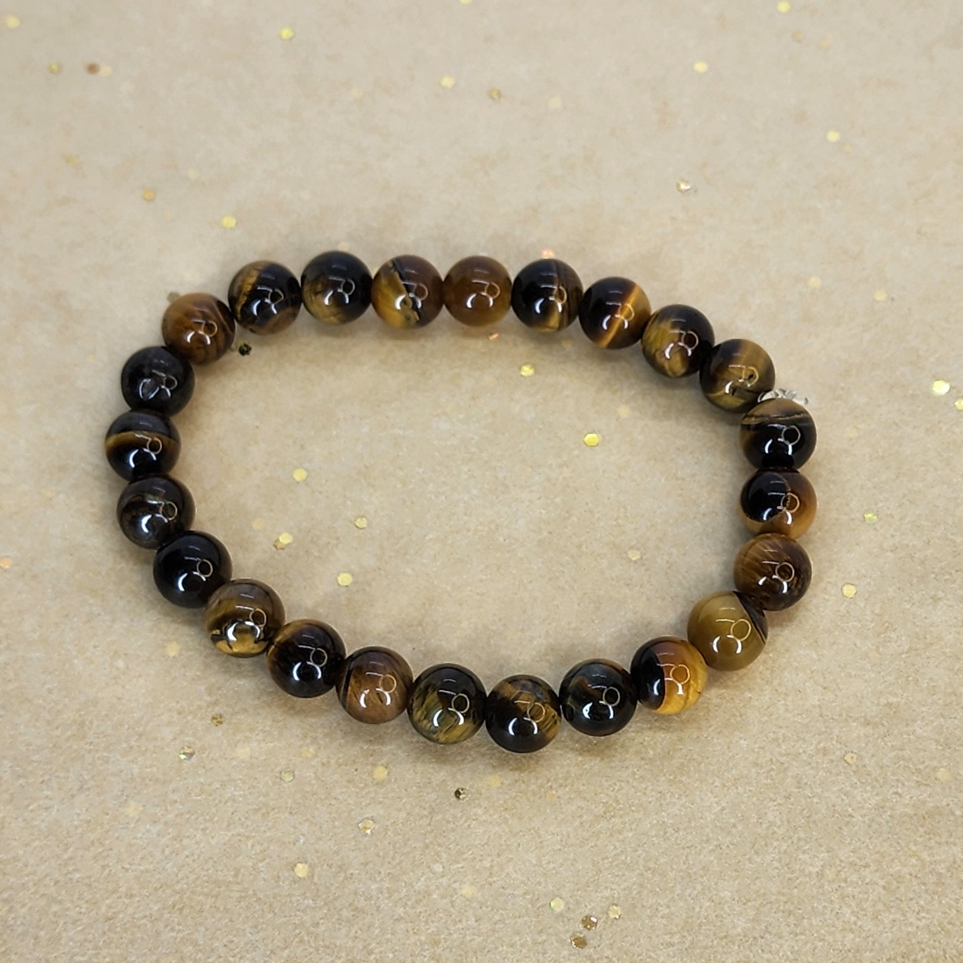 Bracelet Puissance Ancestrale - Œil de Tigre Fée de Laurier