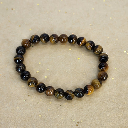 Bracelet Puissance Ancestrale - Œil de Tigre Fée de Laurier